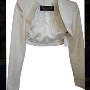 Barbara Bui cropped open front jacket/ Bolero